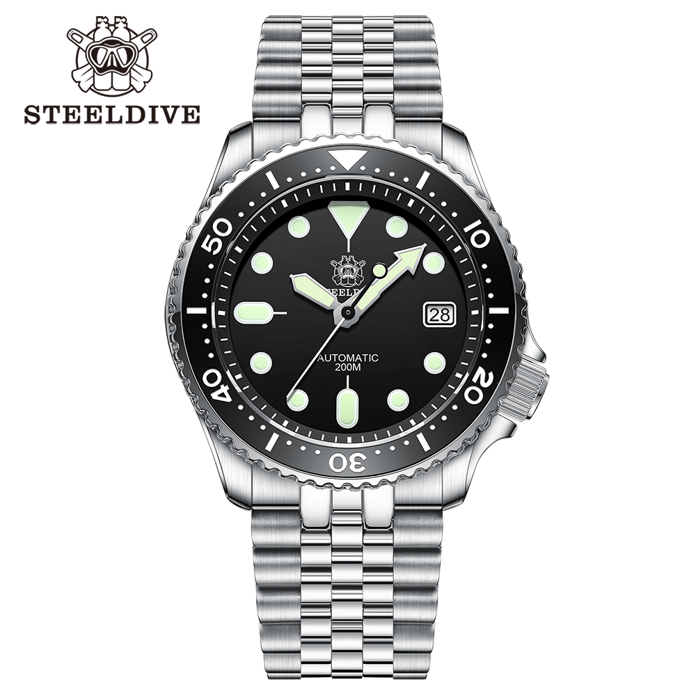 Seiko Watch Presage - Steeldive 公式 SD1973 メンズ腕時計ダイバーウォッチ NH35 自動機械式メンズ腕時計