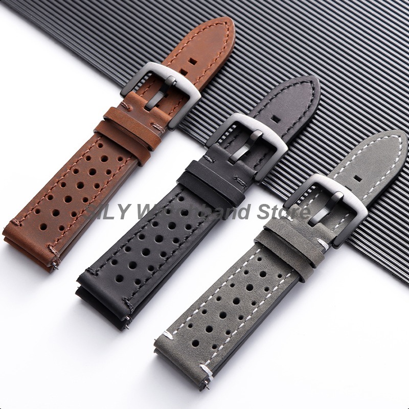 セイコー用オメガ牛革時計バンドスポーツストラップ 18/19 - Suede Strap Watch のレビューと価格