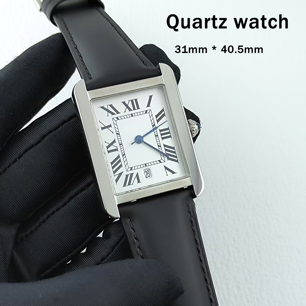 高品質クォーツムーブメント搭載、メンズ腕時計、ステンレススチ - Cartier Watch Tank のレビューと価格