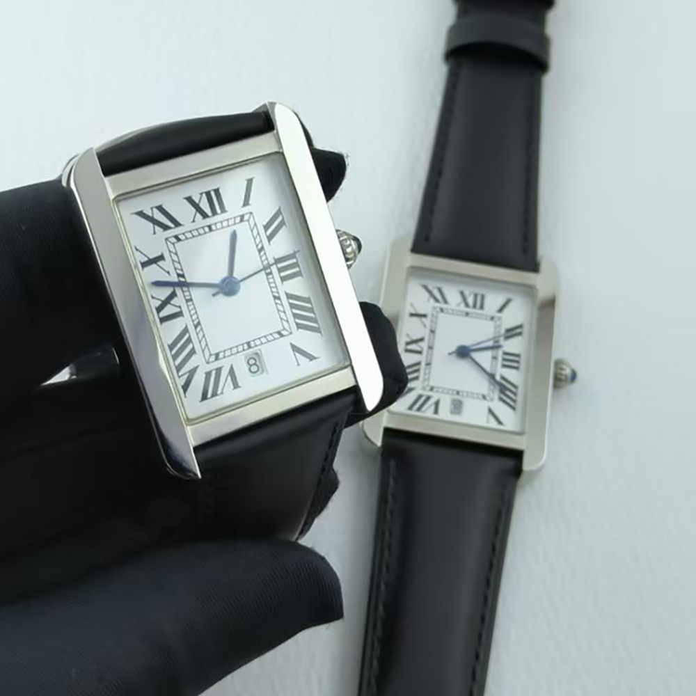 高品質クォーツムーブメント搭載、メンズ腕時計、ステンレススチ - Cartier Watch Tank のレビューと価格