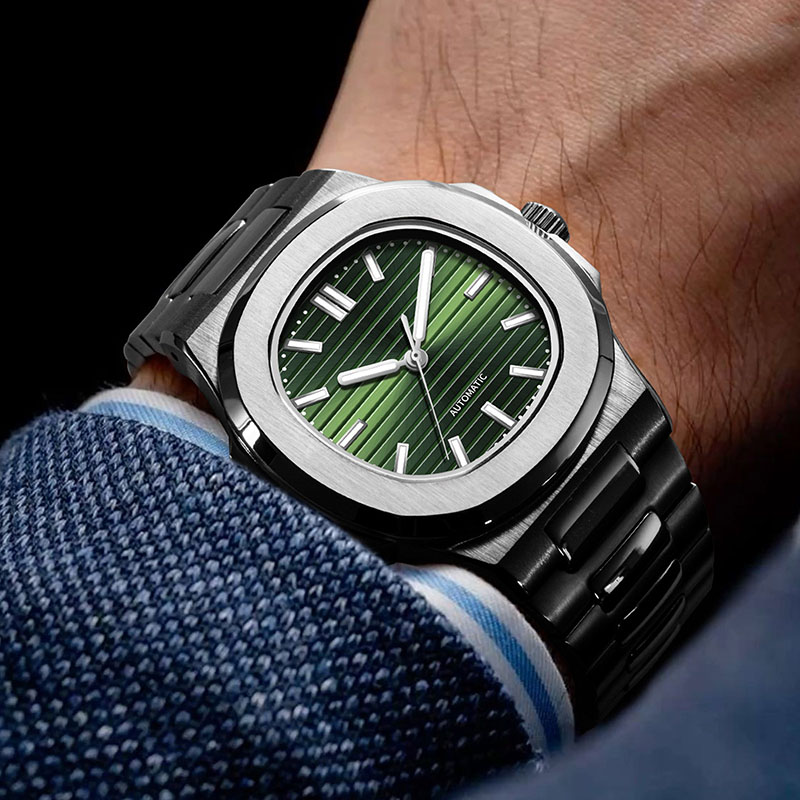 MACARLON 43mm ナウティラス スタイル 自動巻き - Patek Philippe Watch Nautilus のレビューと価格